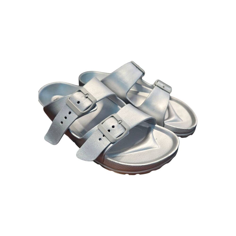 MUDD Silver Buckle Sanals Womens 9/10
